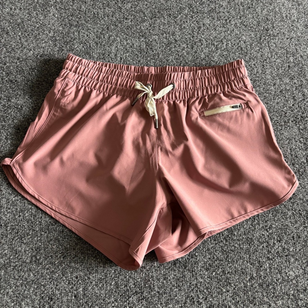 Vuori Clementine Shorts Womens Small Dusty Rose Pink Running Activewear VW3002